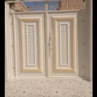 درب باغی اهنی طرح طاووس سایزمختلف چهارچوب 4*8 2میل|مصالح و تجهیزات ساختمان|اهواز, زرگان|دیوار