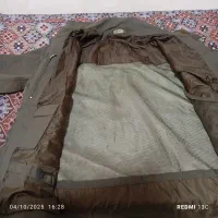 کاپشن بارانی رنگ سبز تیره سایز 42و44 میخوره|لباس|نسیم‌شهر, |دیوار