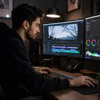 ادیتور با موبایل