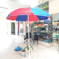 چتر سایبان ۲ متری ساحلی ویلایی سبک فنری