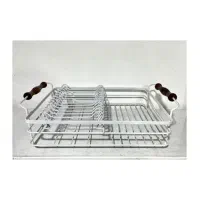 آبچکان دسته چوبی سفید یک طبقه