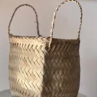 فروش سبد حصیری تک و کلی|صنایع دستی و سایر لوازم تزئینی|لاهیجان, شیشه گران|دیوار