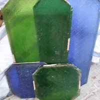 شیشه رنگی مشجر