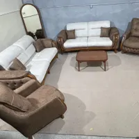 مبل هرمس بالشتی تختخوابشو،مبل هشت ۸نفره چستر|مبلمان خانگی و میز عسلی|خمینی‌شهر, |دیوار