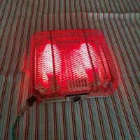 کرسی برقی قدیمی دولامپی ناسیونال|سایر لوازم برقی|کاشان, آیت الله سعیدی|دیوار