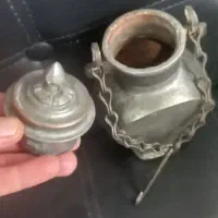 روغن دان سایز کوچک مسی|کلکسیون اشیاء عتیقه|اصفهان, جلفا|دیوار