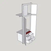 کمد دیواری طرح بهار