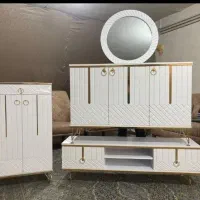 اینه کنسول ست کامل|بوفه، ویترین، کنسول|الیگودرز, |دیوار
