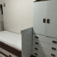 دو عدد تخت و تشک نوجوانی کامل|تخت و سرویس خواب|نهاوند, |دیوار