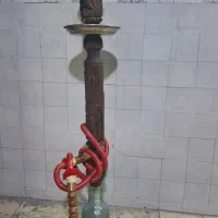 قلیان تنه چوبی طعم دوسیب