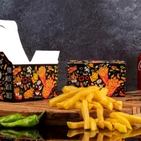 چاپ جعبه فست فودسوخاری سیب هولدر ساندویچ همبر سینی|خدمات رایانهای و موبایل|شیراز, دلجو|دیوار