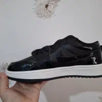 کتونی نایک جردن وان رنگ مشکی براق