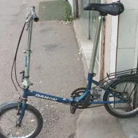دوچرخه آبی تاشو امریکایی