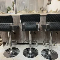 صندلی اپن ( کانتر) جک دار چرمی