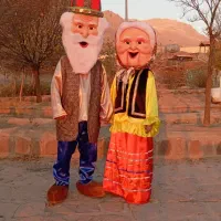 تونل حباب بازی،عروسک تنپوش عروسکی ننه سرما اقاجون