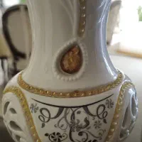 گلدان سفید مارک جی اس سرامیکی