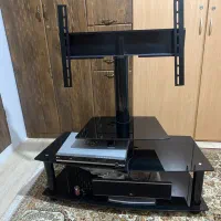 میز  Lcd شیشه ای به هراه براکت متحرک