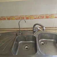سینک ظرفشویی با شیر