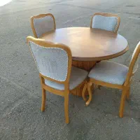 میز غذا خوری اتریشی|میز و صندلی غذاخوری|اردبیل, |دیوار