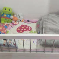 تختخواب کودک همراه با تشک|تخت و سرویس خواب|رامهرمز, |دیوار