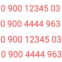 سیم کارت رند 03 12345 900 0