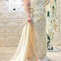 لباس مجلسی گیپور|لباس|آستارا, |دیوار