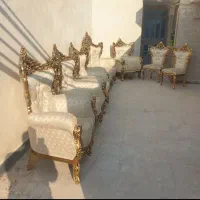 دو دست مبل سلطنتی  و مبل چستر|مبلمان خانگی و میز عسلی|بندر امام خمینی, |دیوار
