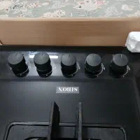 اجاق گازشیشه ای پنج شعله سیبن سالم|اجاق گاز و لوازم برقی پخت‌وپز|رباط‌کریم, رباط‌کریم|دیوار