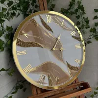 ساعت دیواری لوکس رزینی