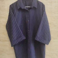 مانتو دیپلمات سرمه ای رنگ سایز ۴۰ تا ۴۶