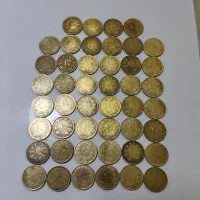 30عدد سکه 10دیناری 1318 رضاشاه نایاب و ارزشمند