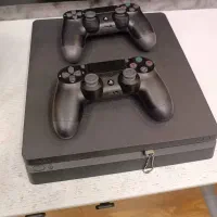 ps4 و tv دو دستگاه با لوازم گیم نت