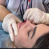 شیدینگ لب و میکروبلیدینگ ابرو و خط چشم در سالن|خدمات آرایشگری و زیبایی|لولمان, |دیوار