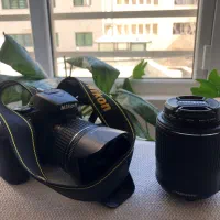 فروش دوربین D5600 کاملا نو|دوربین عکاسی و فیلم‌برداری|شیراز, فرهنگ شهر|دیوار