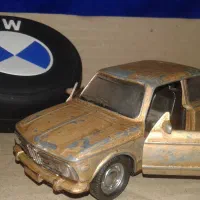 ماکت ماشین فولکسBMWاسباب بازی قدیمی عتیقه نایاب و