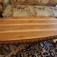 مبل۹نفره چوب گردو کاردولت آبادقدیمی|مبلمان خانگی و میز عسلی|اصفهان, سنبلستان|دیوار