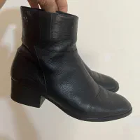 نیم بوت چرم طبیعی