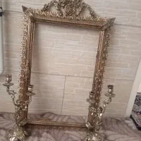 آینه شمعدان برنجی