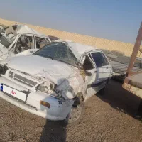 پراید تصادفی مدل ۱۴۱ رنگ سفید موتور گیربکس سالم|خودرو سواری و وانت|اشکذر, |دیوار