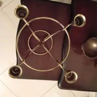 دوعدد جا شمعی با رنگ طلایی و نقره‌ای|صنایع دستی و سایر لوازم تزئینی|تهران, قیطریه|دیوار