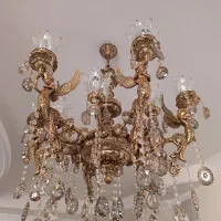 لوستر برنجی