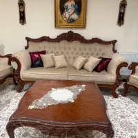 مبلمان و ناهار خوری هشت نفره کاملا نو‌