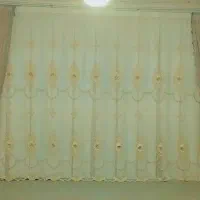 پرده گل برجسته