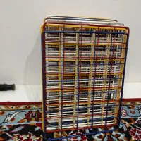 قفسه فلزی مشبک رنگی|کتابخانه، شلف، قفسه‌های دیواری|اهواز, کوی جانبازان(دانش)|دیوار