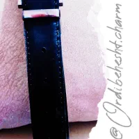 کمربند چرم طبیعی دستدوز و دورو