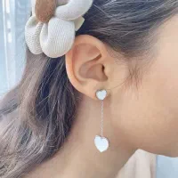 گوشواره قلب آویز ( همه کار ها تخفیف خوردن)