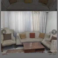 مبلمان راحتی هشت نفره در حد نو|مبلمان خانگی و میز عسلی|لاهیجان, لفمجان|دیوار