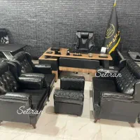 مبلمان اداری مشکی رگه