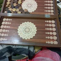 تخته نرد وشطرنج چوب روس مدل شیرشاه وتخته نردساده|کلکسیون و سرگرمی|ری, فیروزآبادی|دیوار