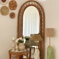 اینه حصیری قدی